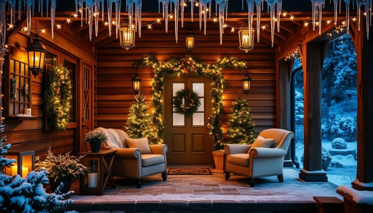 winter porch decor ideas