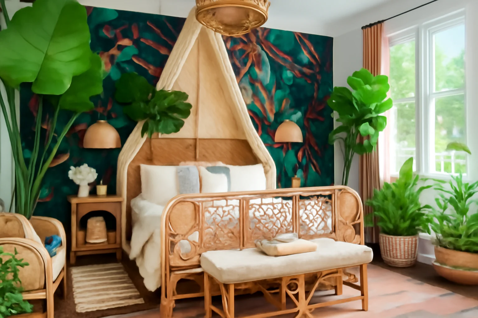 boho-maximalist decor