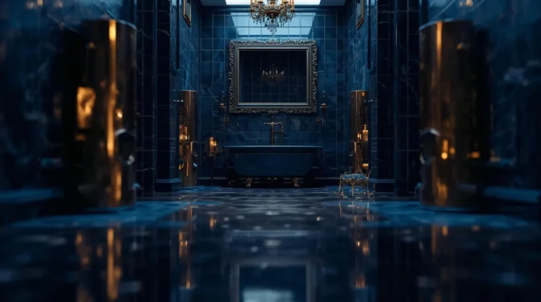 dark blue bathroom ideas