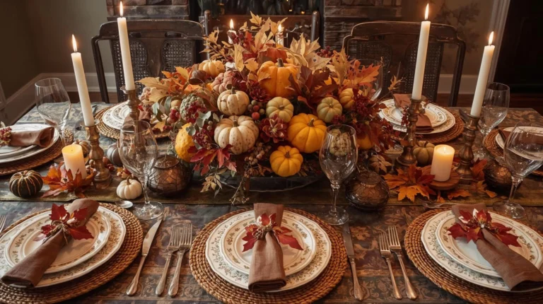 Thanksgiving Table & Centerpiece Ideas