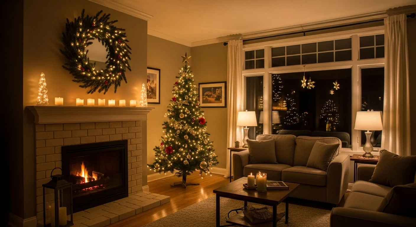 16 Indoor Christmas Light Ideas for a Magical Home