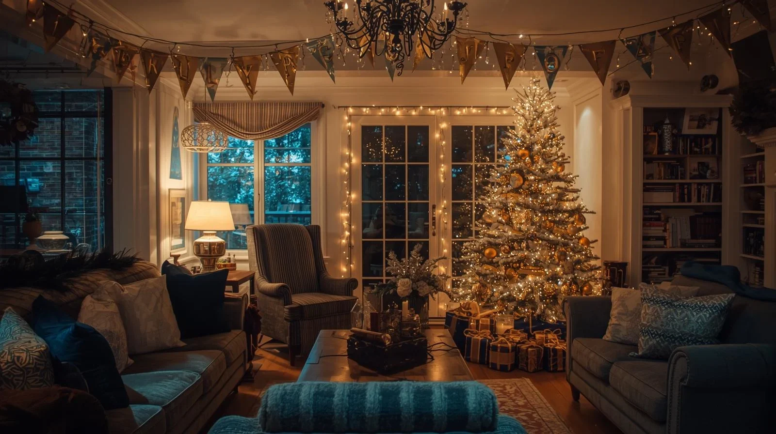 new year living room decor