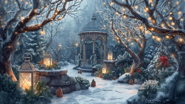 Winter Garden Decor