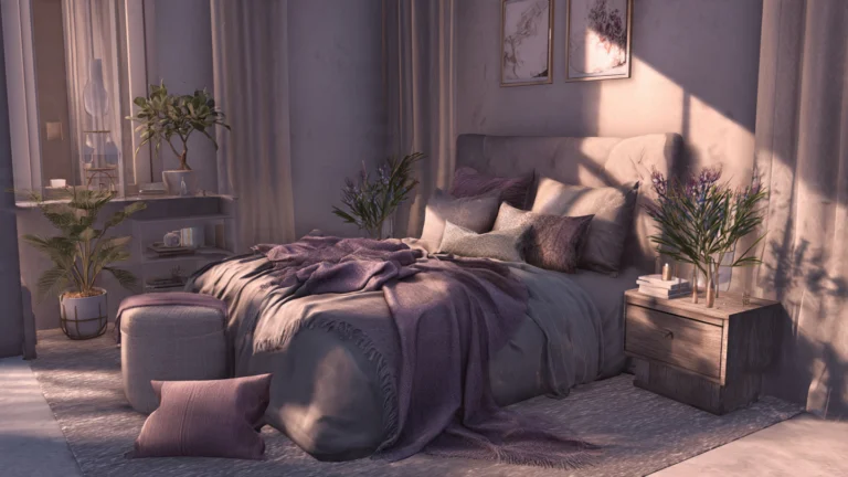 purple bedroom ideas