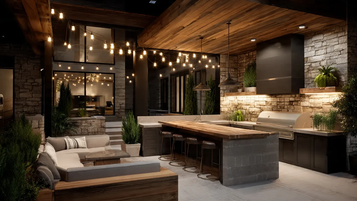 outdoor kitchen design