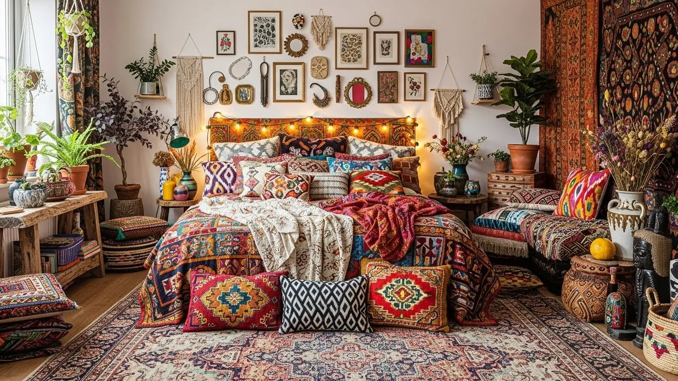 Cozy boho bedroom ideas