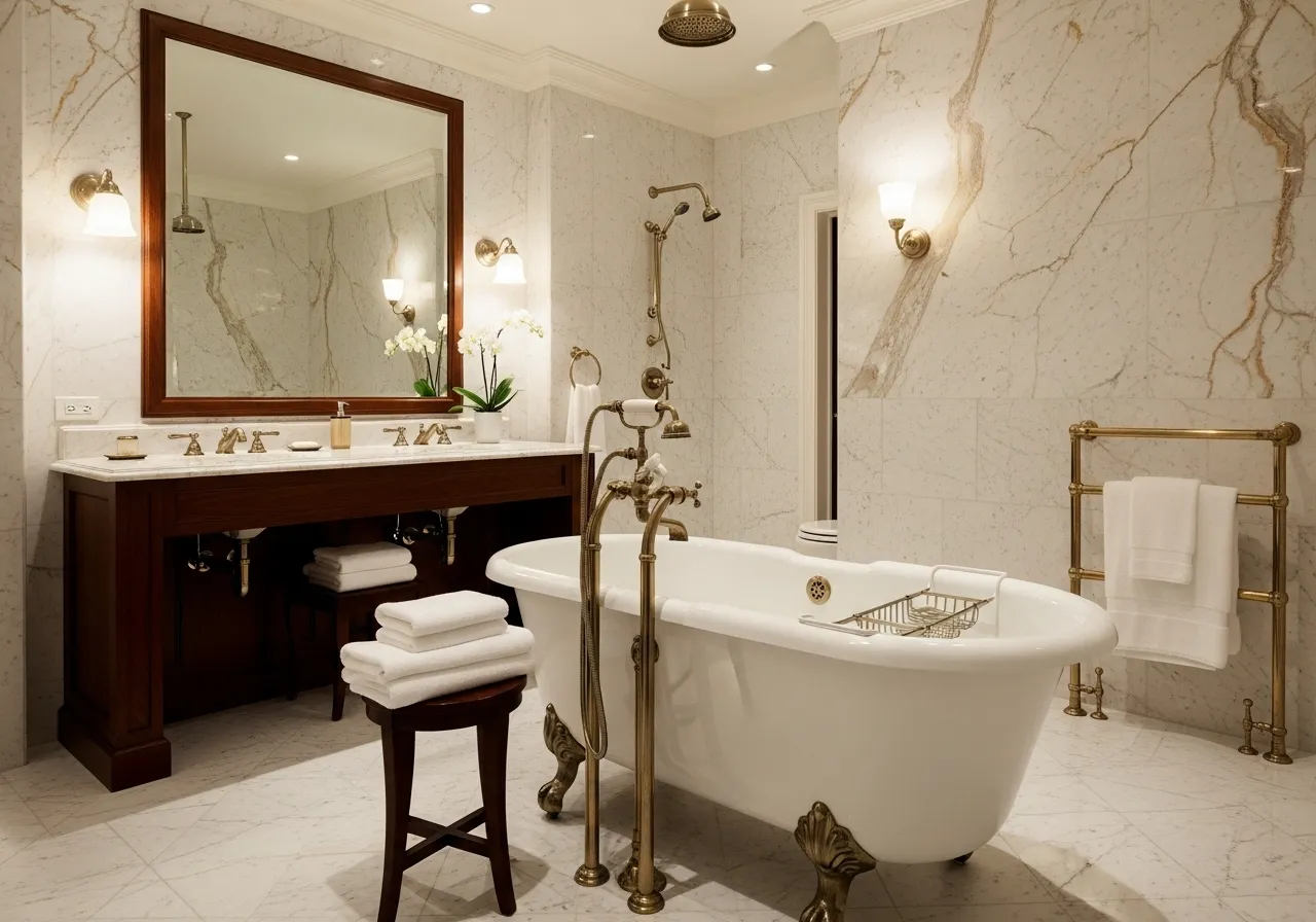 Classic bathroom ideas showcasing timeless design and spa-like elegance