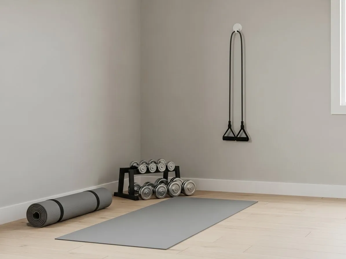 Minimalist home gym ideas for small spaces and apartments