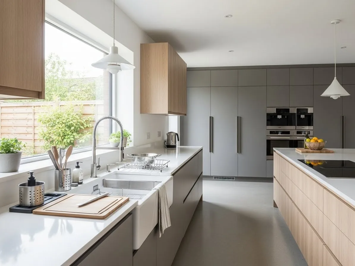 Workstation sink kitchen trend for practical and modern kitchen design