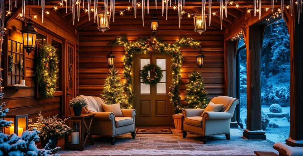 winter porch decor ideas