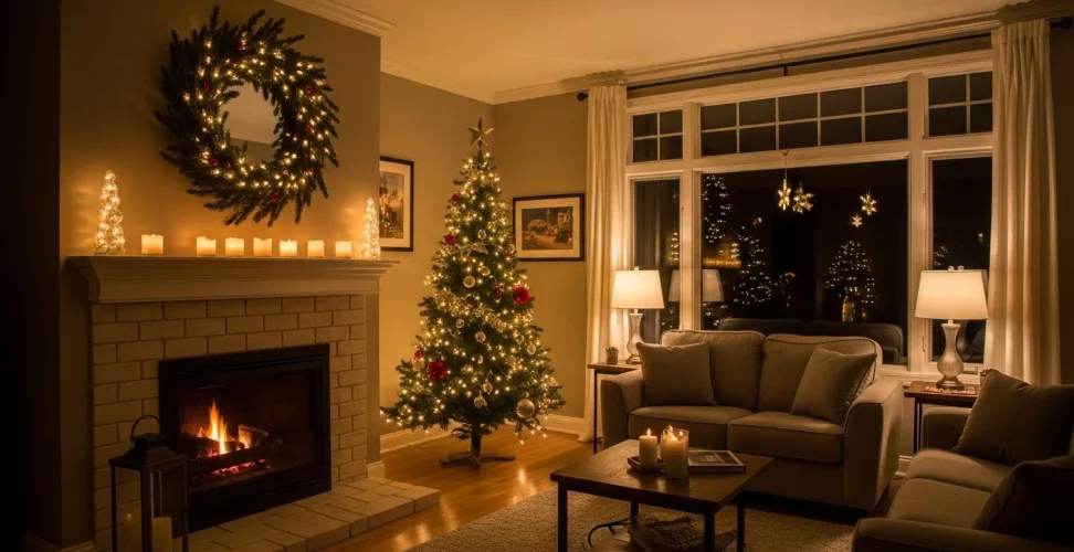 16 Indoor Christmas Light Ideas for a Magical Home