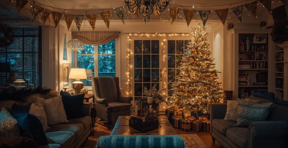 new year living room decor