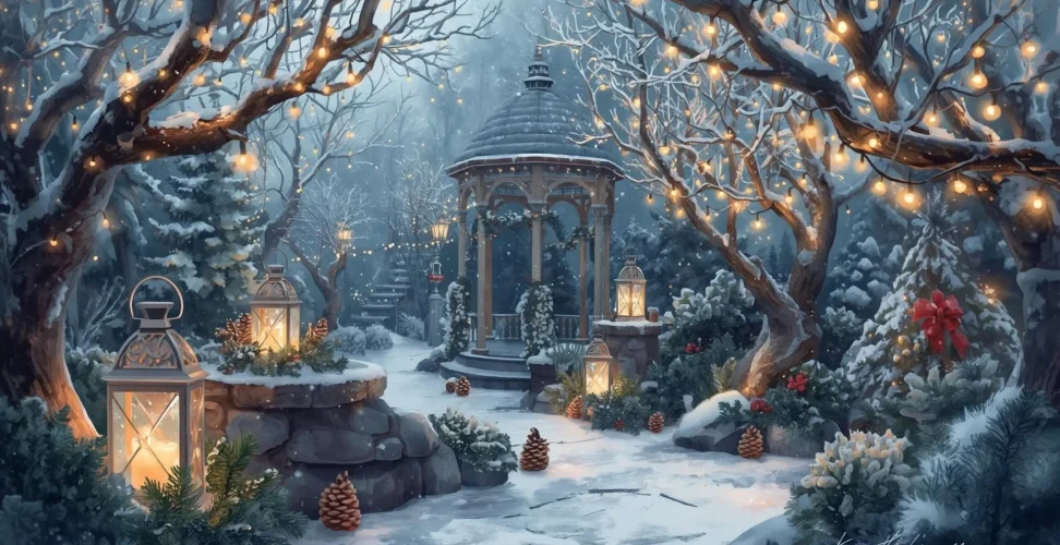 Winter Garden Decor