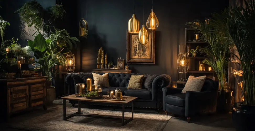 dark living room ideas