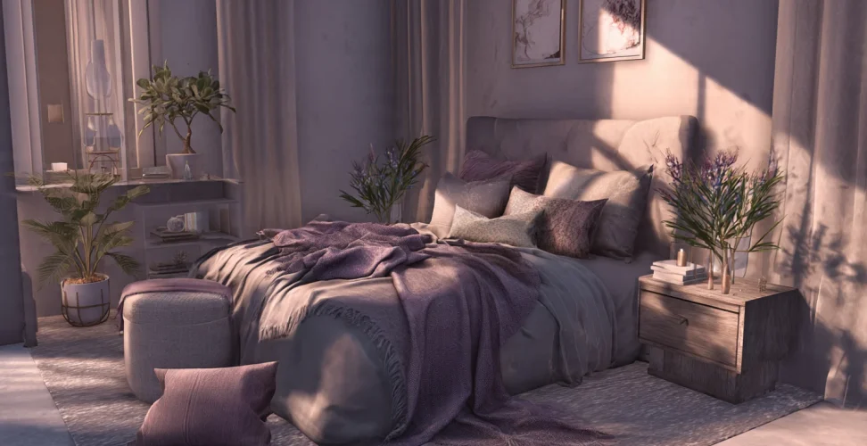 purple bedroom ideas