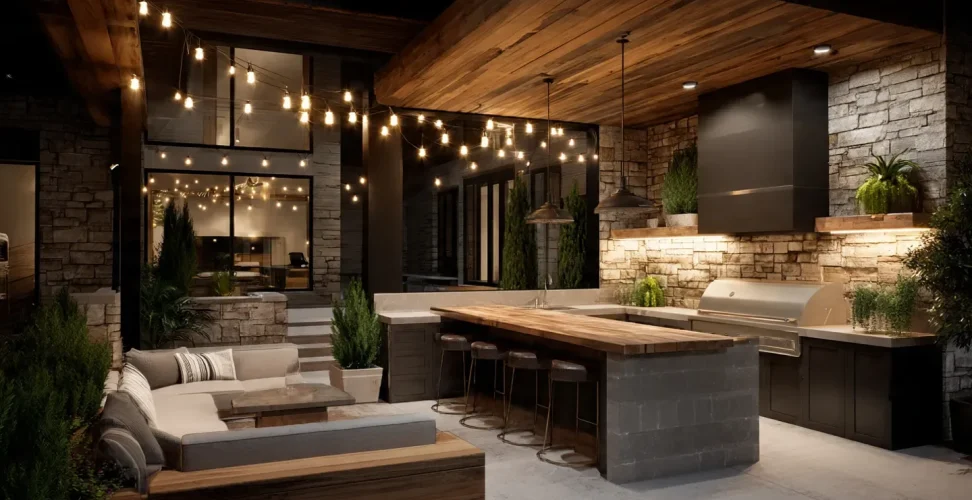 outdoor kitchen design